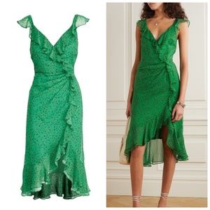Veronica Beard Green Midi Dress